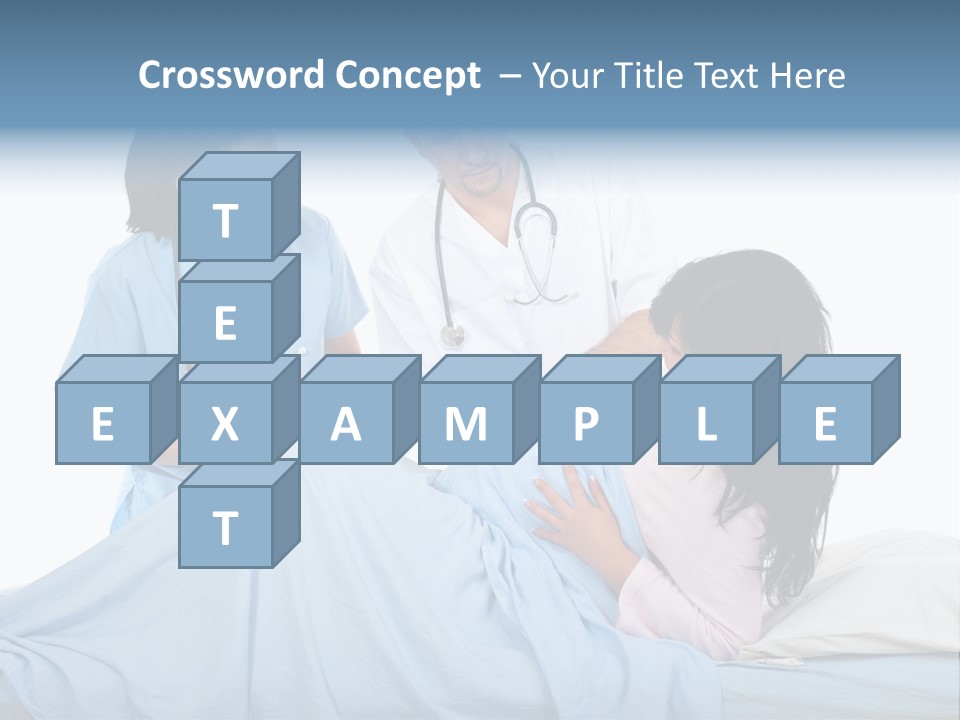 Checking Serious Stethoscope PowerPoint Template