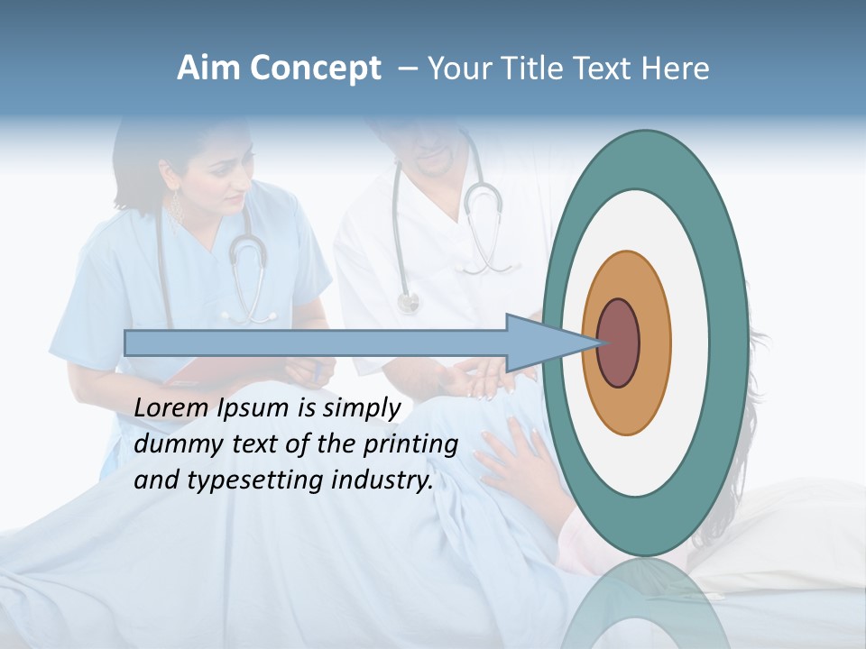 Checking Serious Stethoscope PowerPoint Template