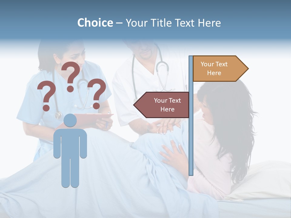 Checking Serious Stethoscope PowerPoint Template