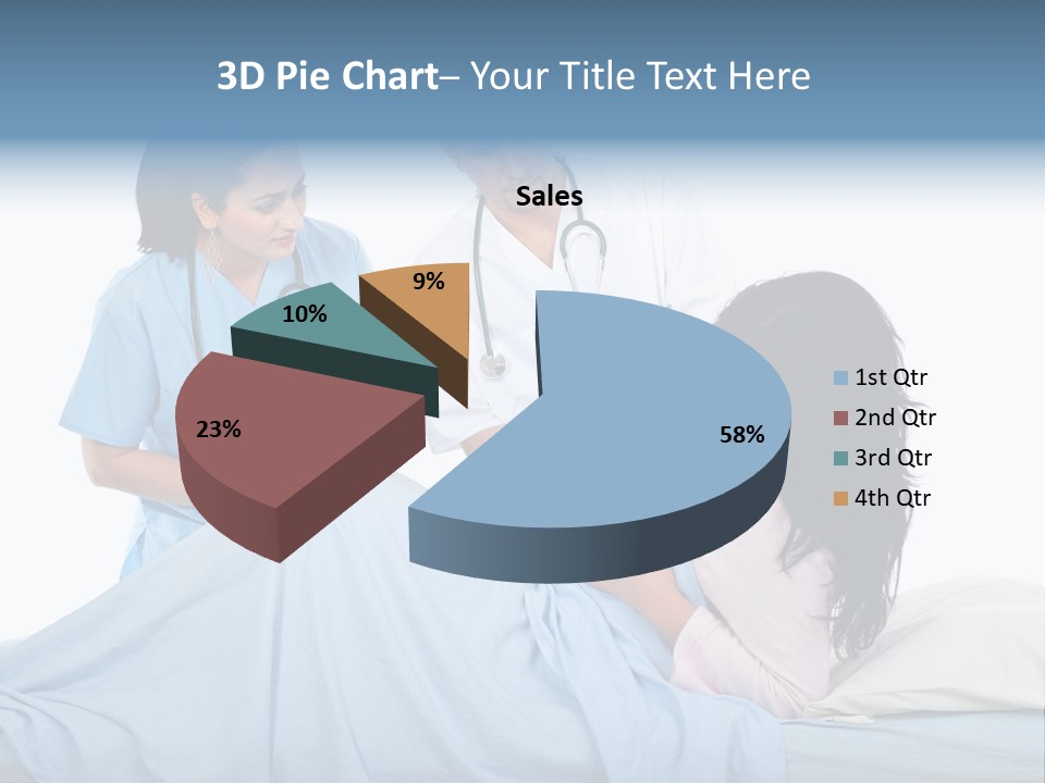 Checking Serious Stethoscope PowerPoint Template