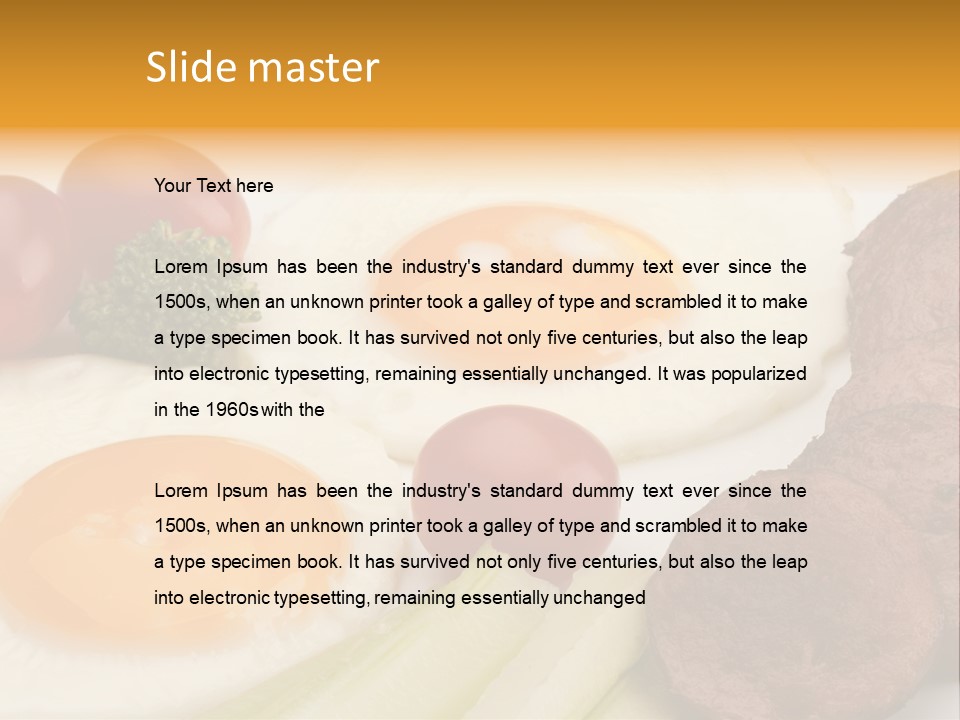 Daily Nutritious Yellow PowerPoint Template