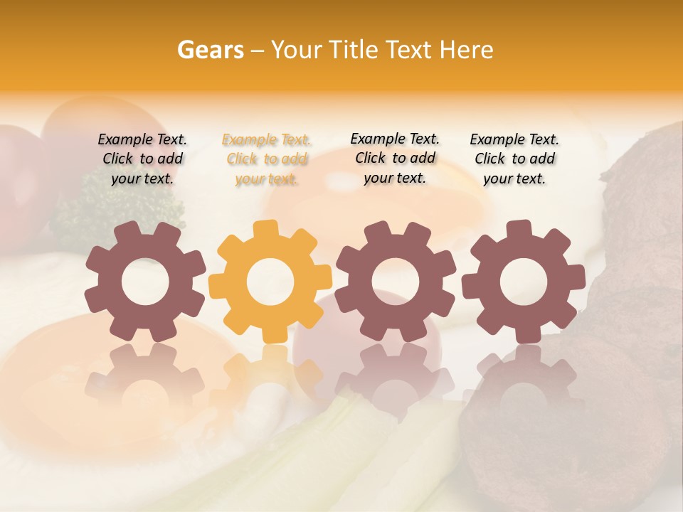 Daily Nutritious Yellow PowerPoint Template