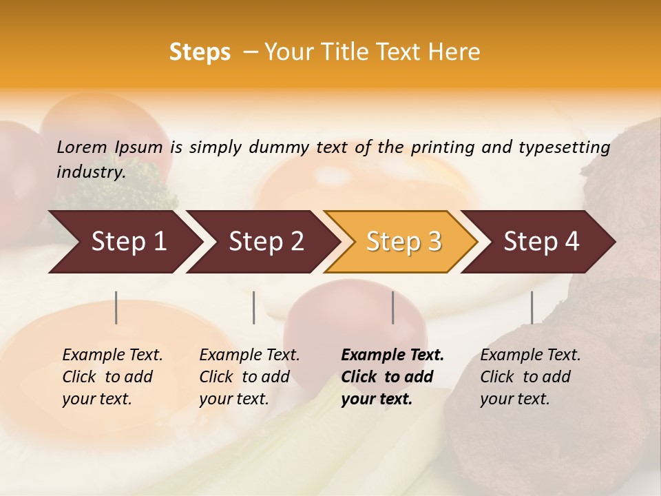 Daily Nutritious Yellow PowerPoint Template