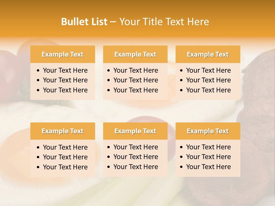 Daily Nutritious Yellow PowerPoint Template