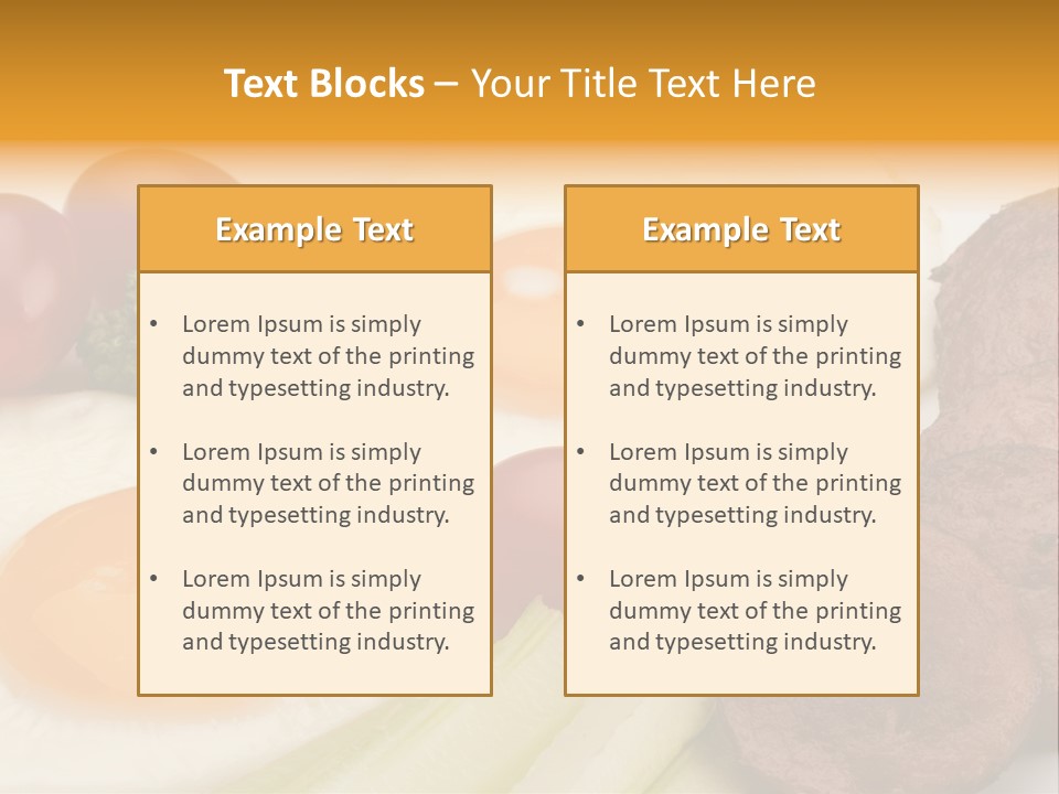 Daily Nutritious Yellow PowerPoint Template