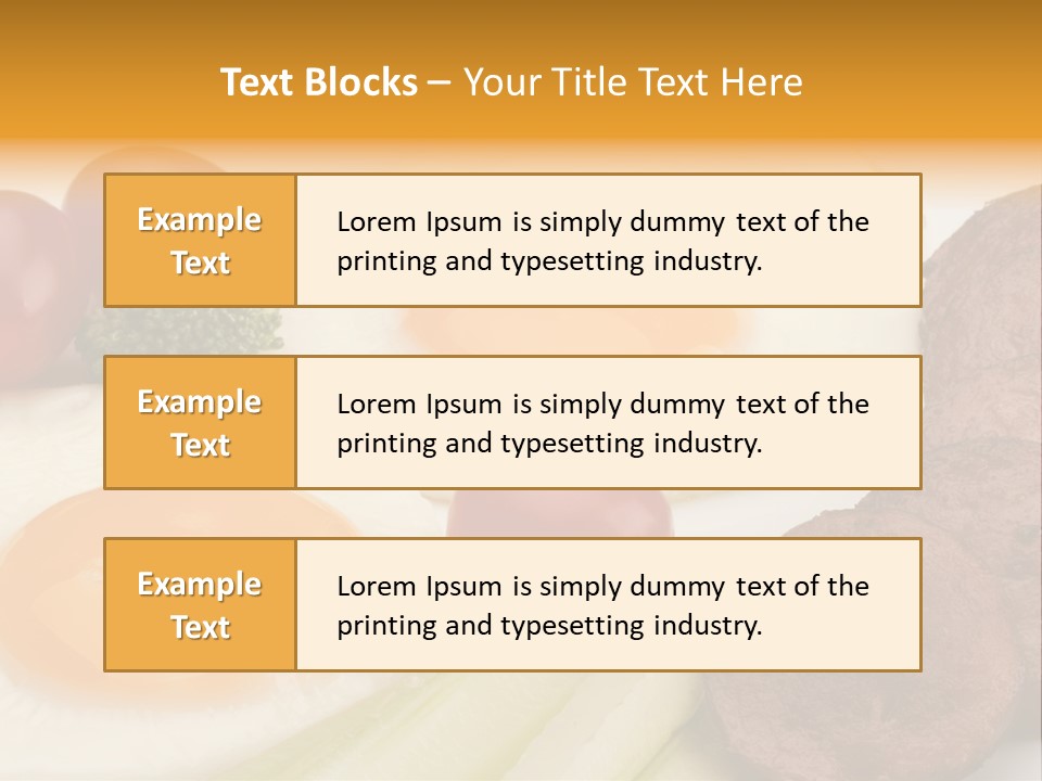 Daily Nutritious Yellow PowerPoint Template