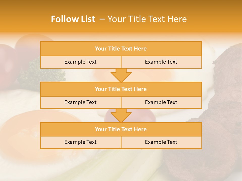 Daily Nutritious Yellow PowerPoint Template