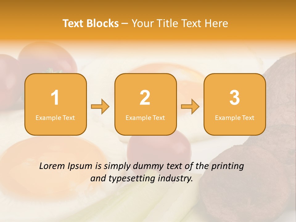 Daily Nutritious Yellow PowerPoint Template