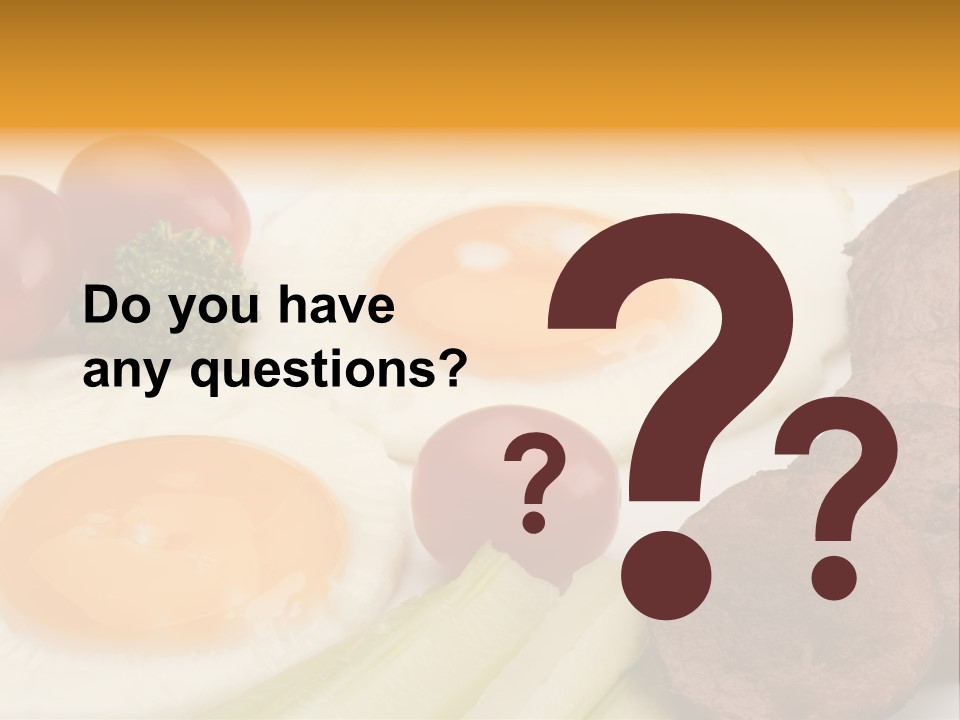 Daily Nutritious Yellow PowerPoint Template