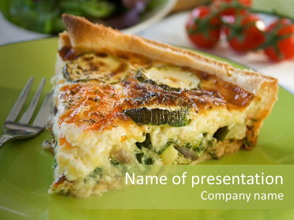 Herb Fried Snack PowerPoint Template