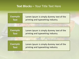 Herb Fried Snack PowerPoint Template