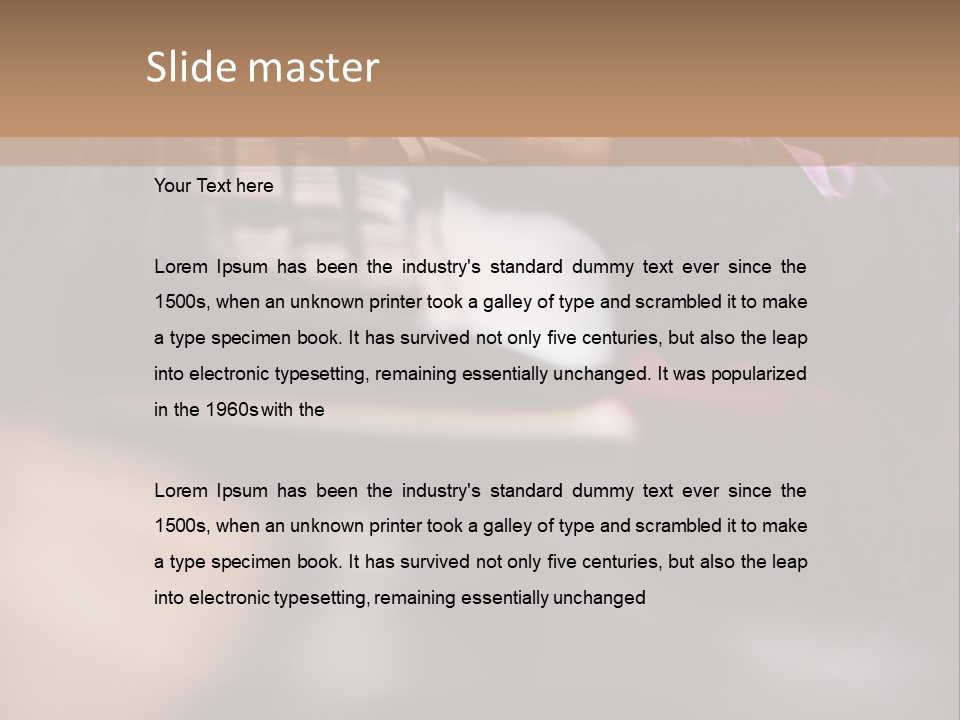 Young Monitor Kid PowerPoint Template