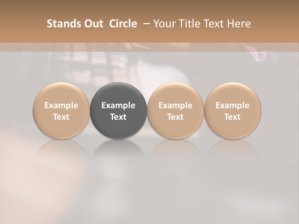 Young Monitor Kid PowerPoint Template