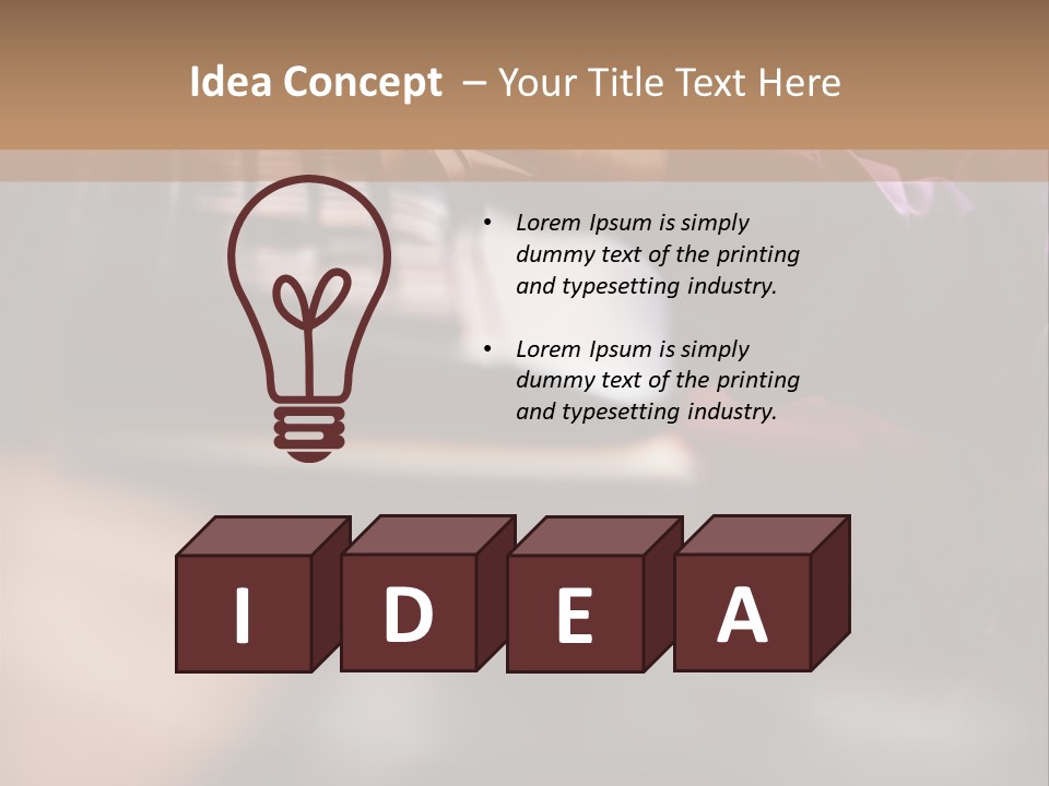 Young Monitor Kid PowerPoint Template