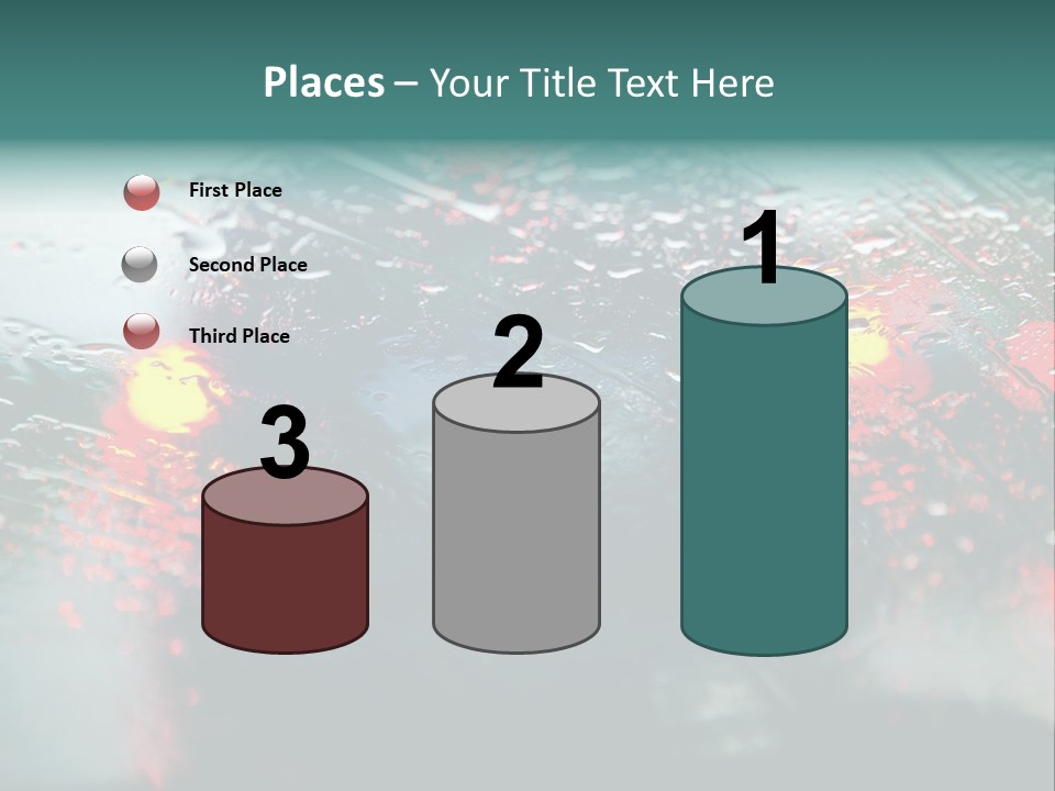 Overcast Land Drive PowerPoint Template