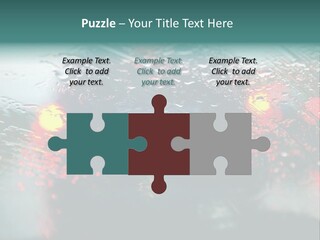 Overcast Land Drive PowerPoint Template