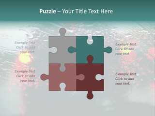 Overcast Land Drive PowerPoint Template