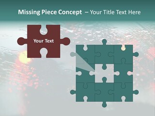 Overcast Land Drive PowerPoint Template