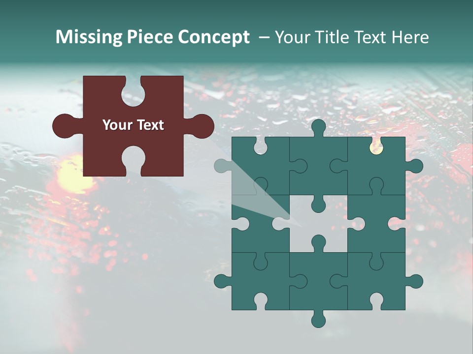 Overcast Land Drive PowerPoint Template