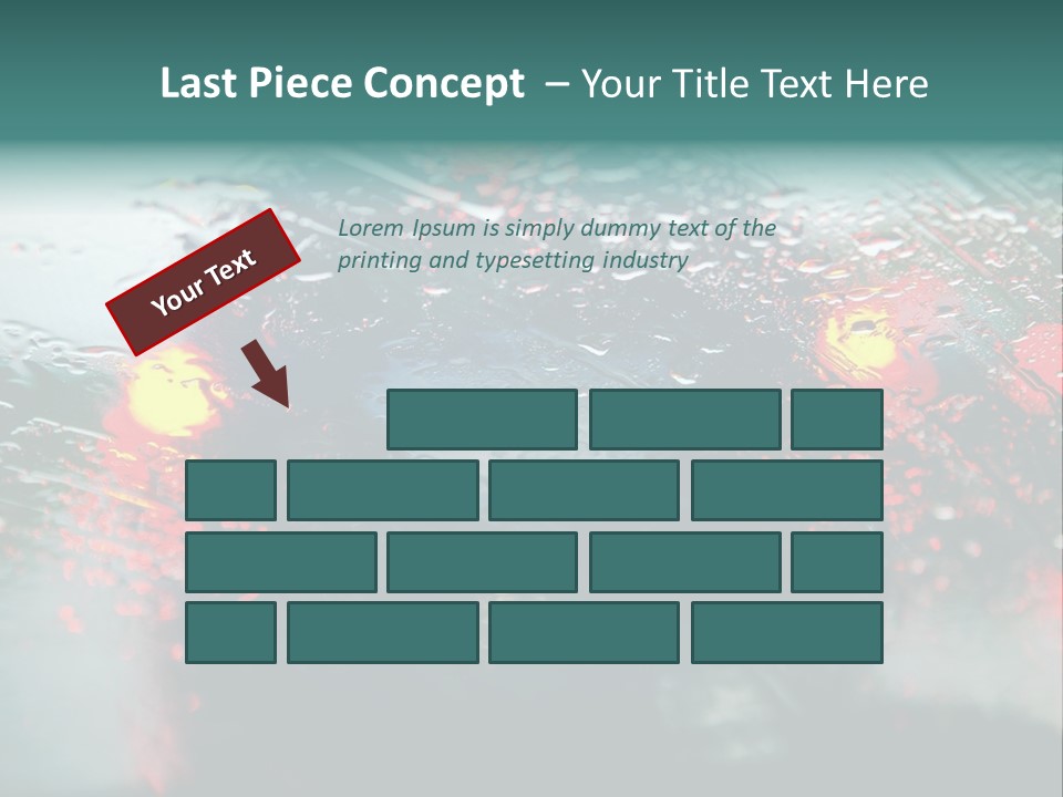 Overcast Land Drive PowerPoint Template