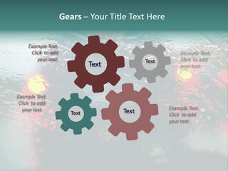Overcast Land Drive PowerPoint Template