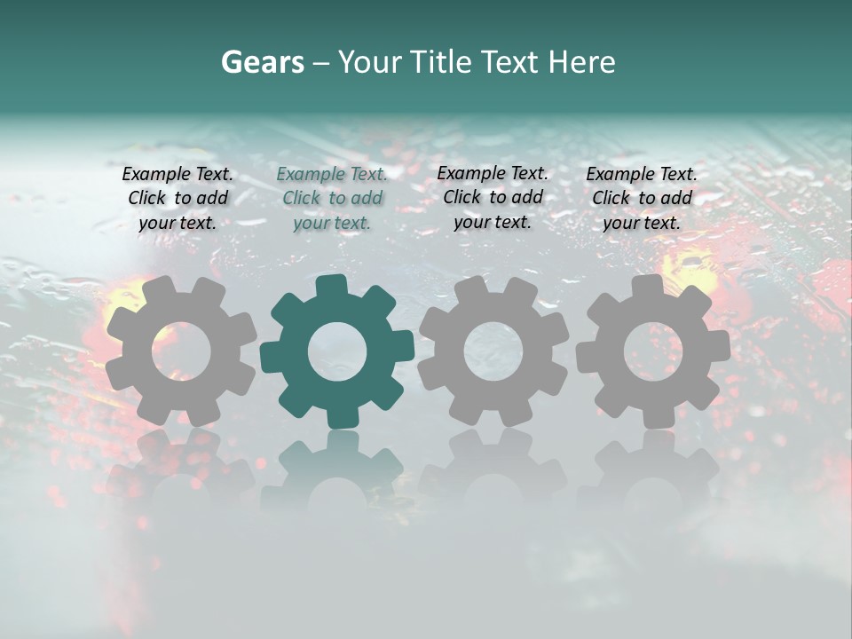 Overcast Land Drive PowerPoint Template