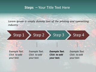Overcast Land Drive PowerPoint Template