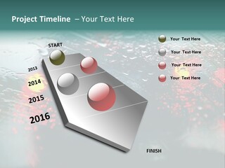 Overcast Land Drive PowerPoint Template