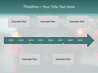 Overcast Land Drive PowerPoint Template