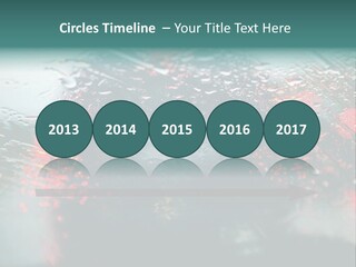 Overcast Land Drive PowerPoint Template