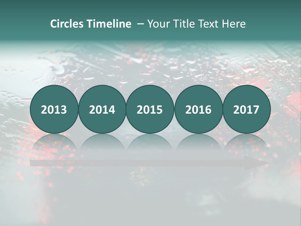 Overcast Land Drive PowerPoint Template