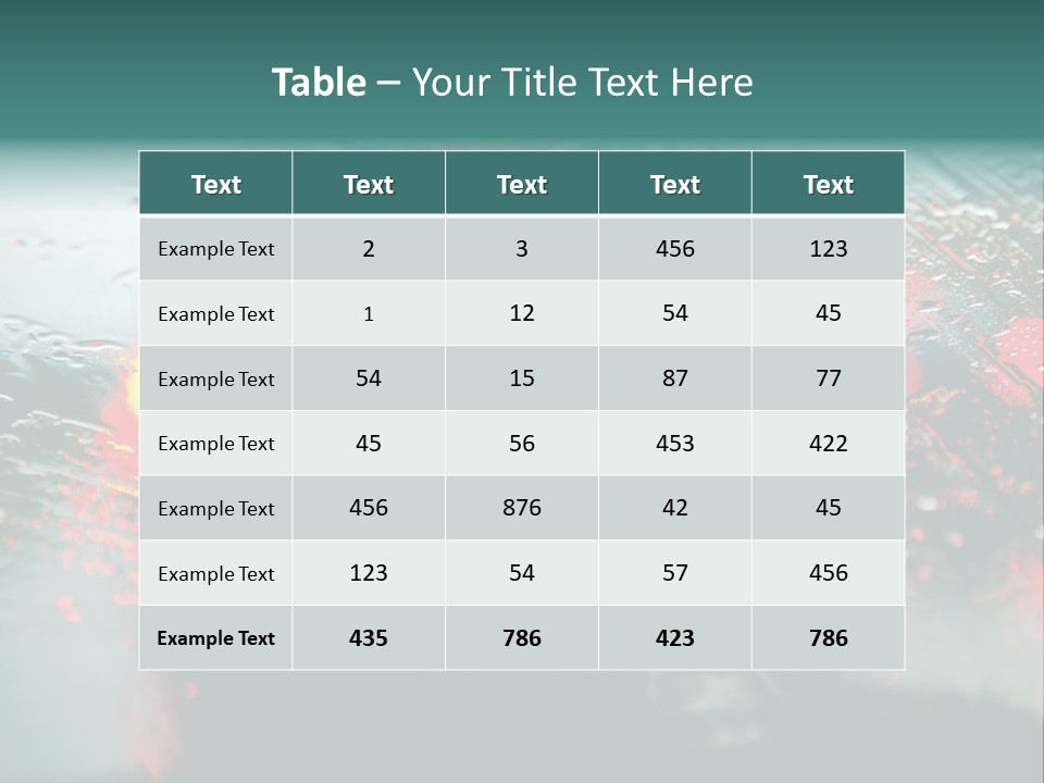 Overcast Land Drive PowerPoint Template