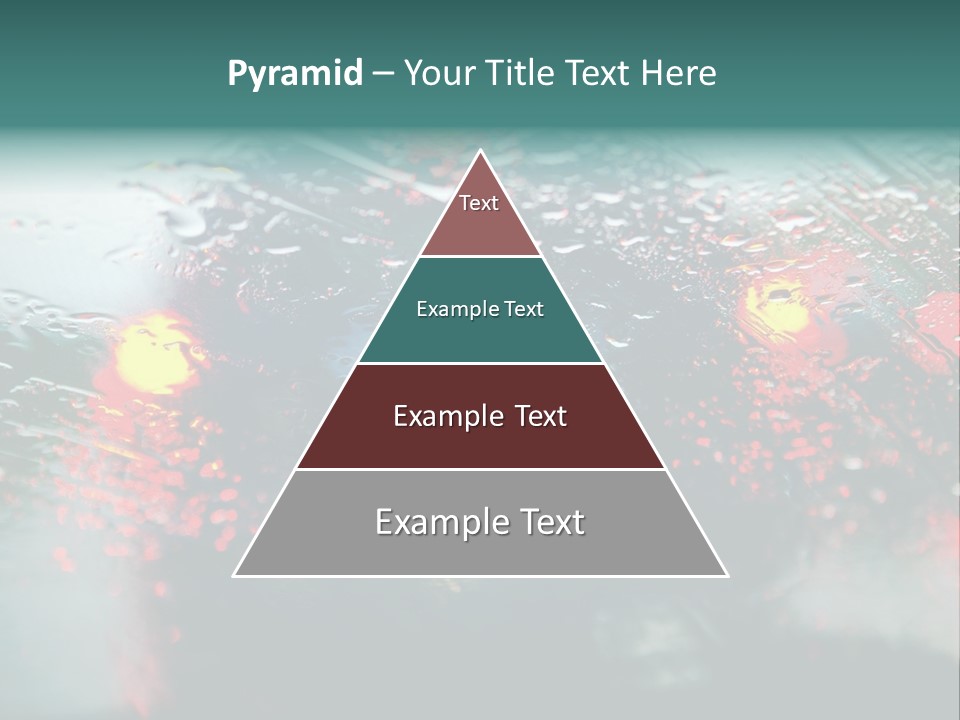 Overcast Land Drive PowerPoint Template