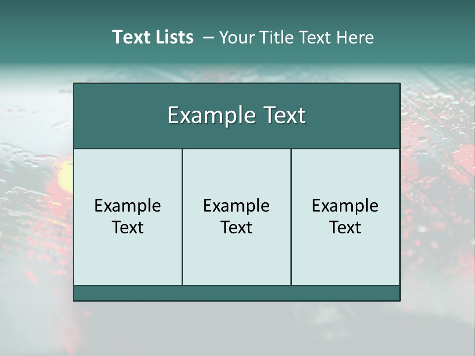 Overcast Land Drive PowerPoint Template