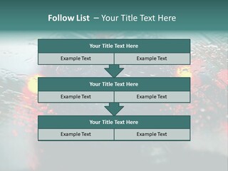 Overcast Land Drive PowerPoint Template