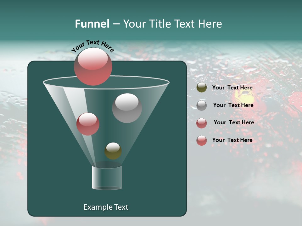 Overcast Land Drive PowerPoint Template
