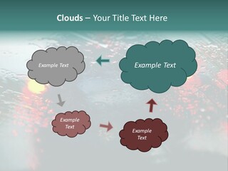Overcast Land Drive PowerPoint Template
