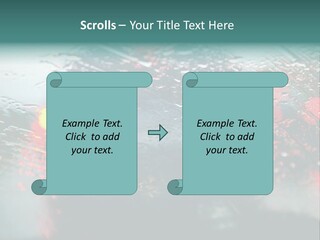 Overcast Land Drive PowerPoint Template