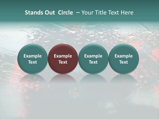 Overcast Land Drive PowerPoint Template
