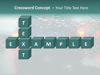 Overcast Land Drive PowerPoint Template