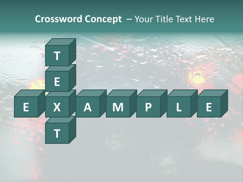 Overcast Land Drive PowerPoint Template