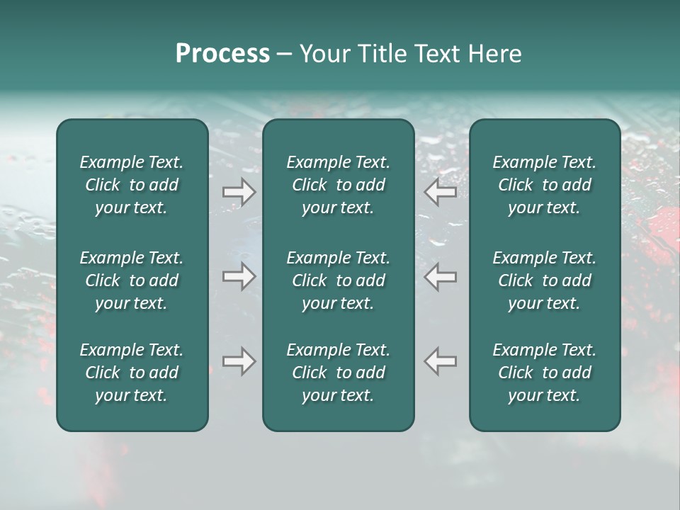 Overcast Land Drive PowerPoint Template