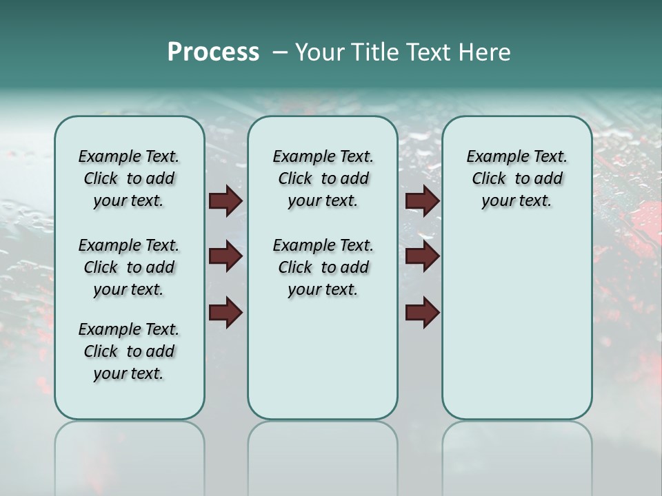 Overcast Land Drive PowerPoint Template