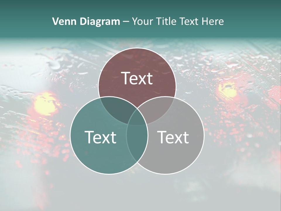 Overcast Land Drive PowerPoint Template