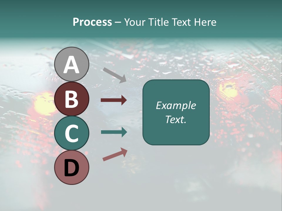 Overcast Land Drive PowerPoint Template