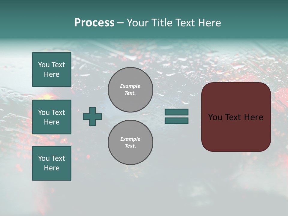 Overcast Land Drive PowerPoint Template