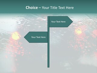 Overcast Land Drive PowerPoint Template