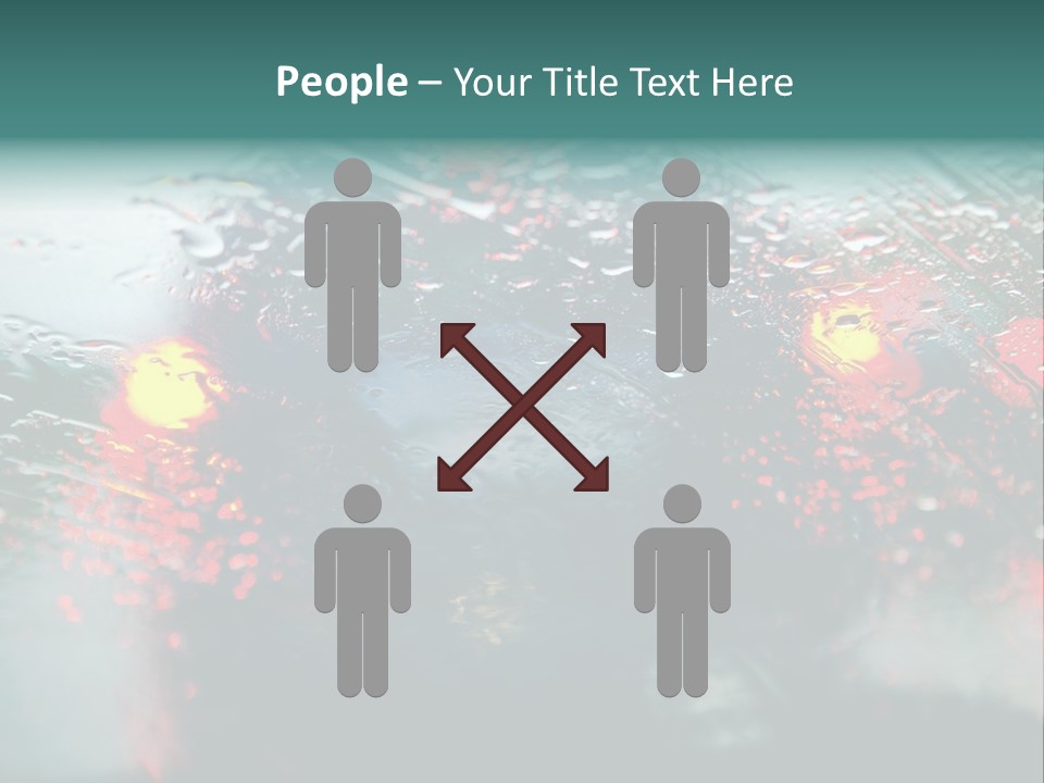 Overcast Land Drive PowerPoint Template