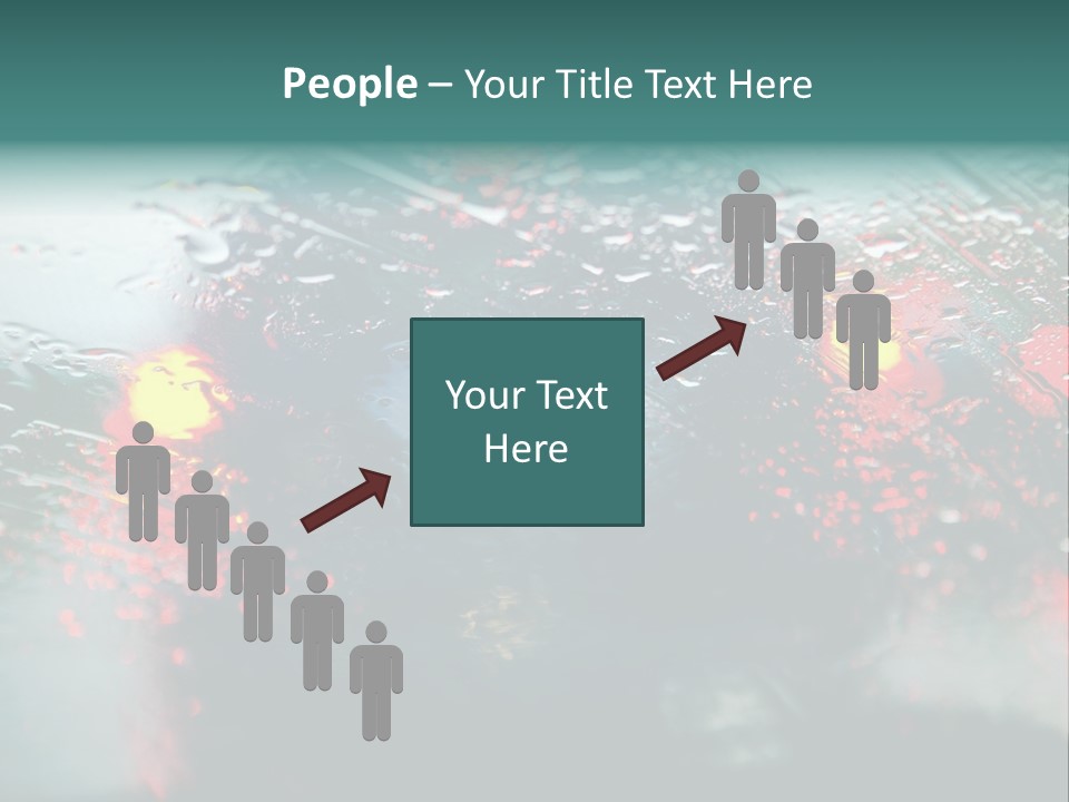 Overcast Land Drive PowerPoint Template