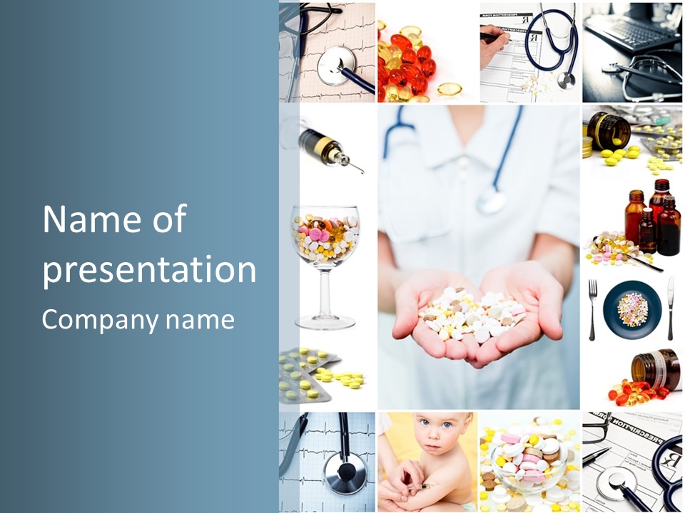 Service Cardiogram Clinic PowerPoint Template